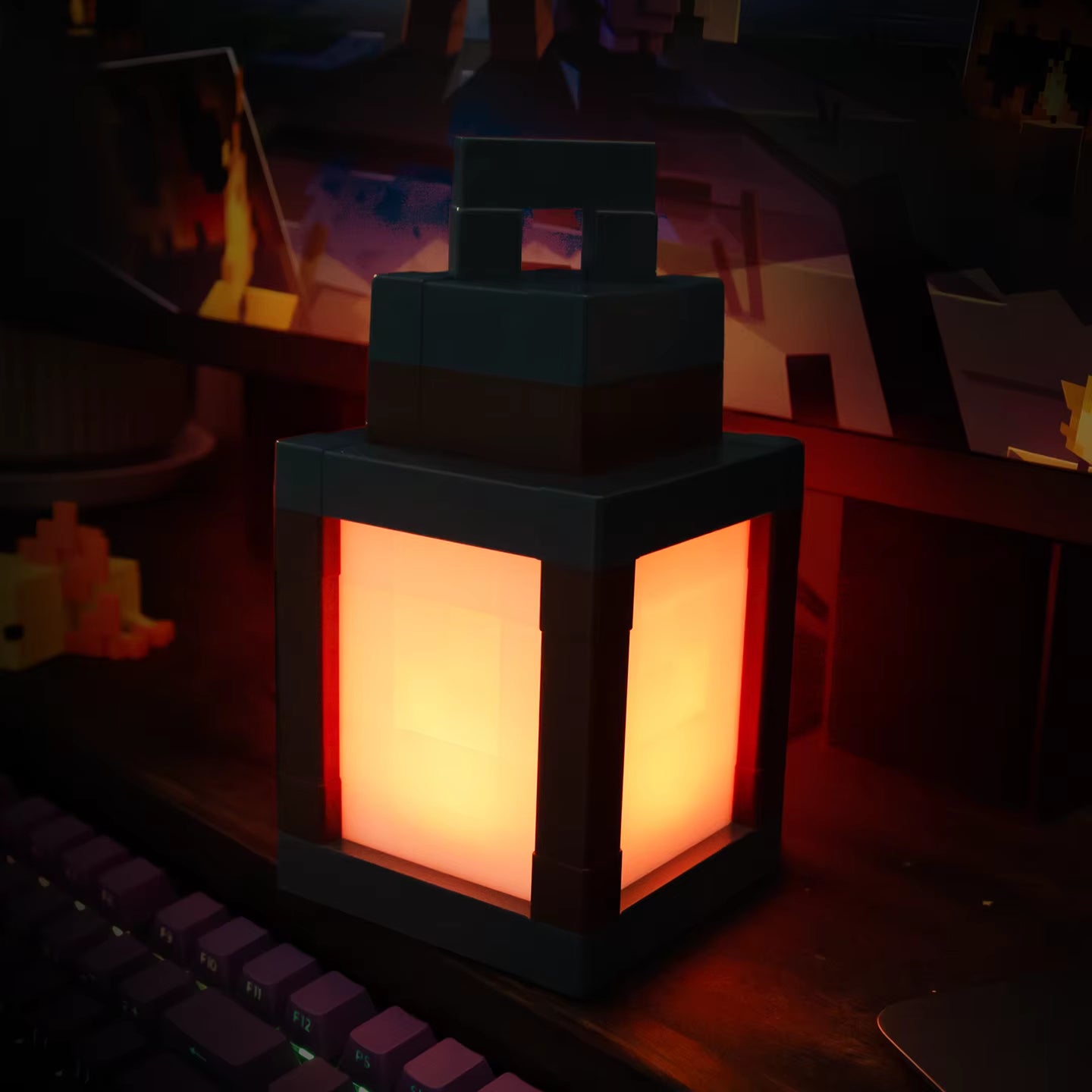 Minecraft Esintili Gece Lambası