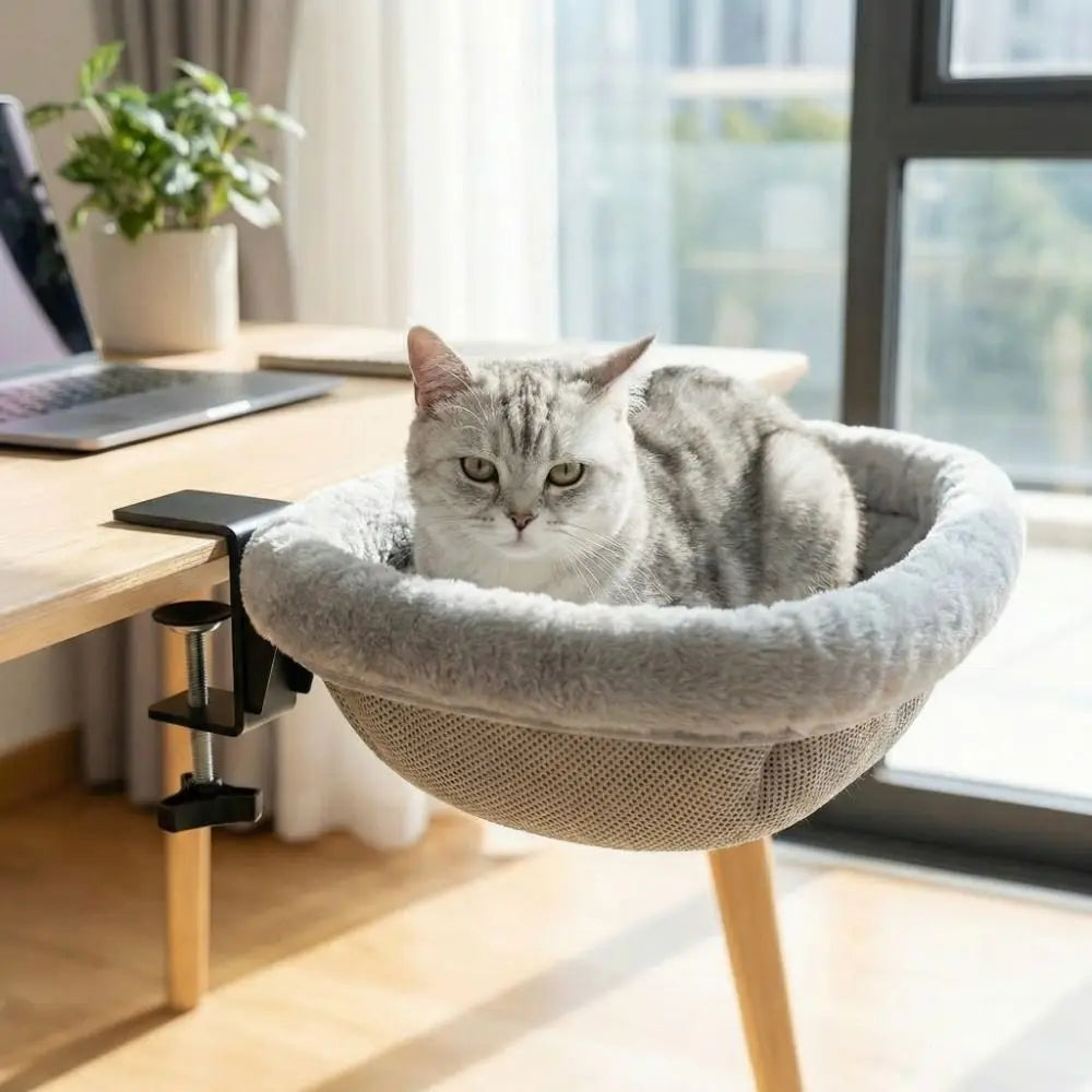 PawNest™ 360° Masa Kedi Yatağı