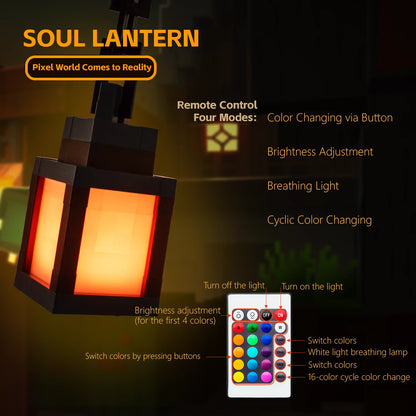 Minecraft Esintili Gece Lambası