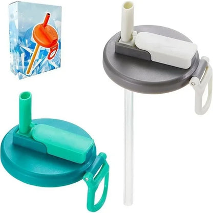 SpillSip™ Yeniden Kullanılabilir Pipetli Kutu İçecek Kapağı