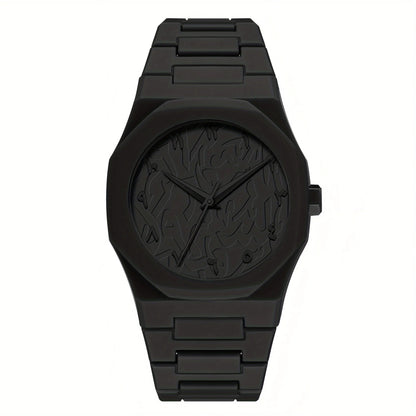 Nano Black Premium Çelik Kordon Erkek Kol Saati – Minimalist ve Şık Tasarım