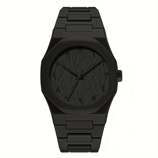 Nano Black Premium Çelik Kordon Erkek Kol Saati – Minimalist ve Şık Tasarım