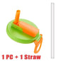 SpillSip™ Yeniden Kullanılabilir Pipetli Kutu İçecek Kapağı